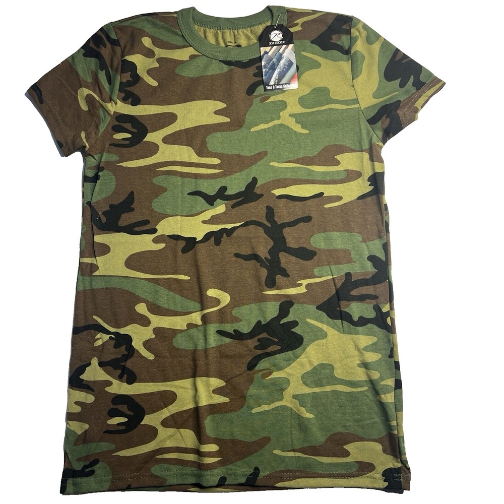 Rothco Men M Camo Short Sleeve Tactical Military T-Shirt‎